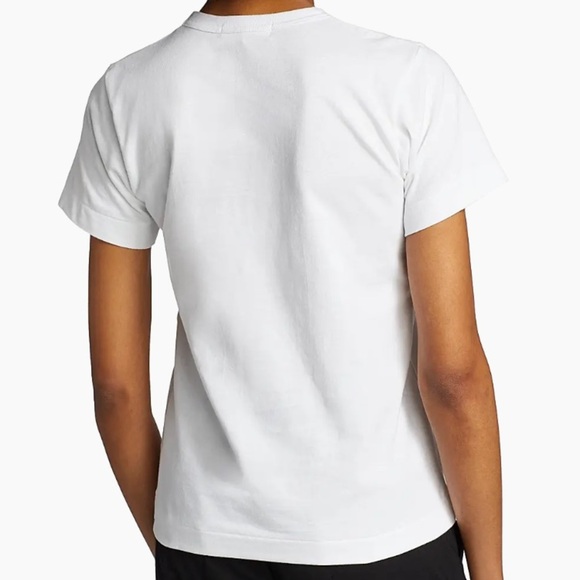 Comme des Garçons PLAY Double Heart T-Shirt - Picture 5 of 10